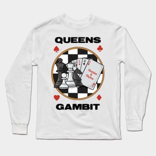 Quotes & Styles - The Queens Gambit - White Long Sleeve T-Shirt